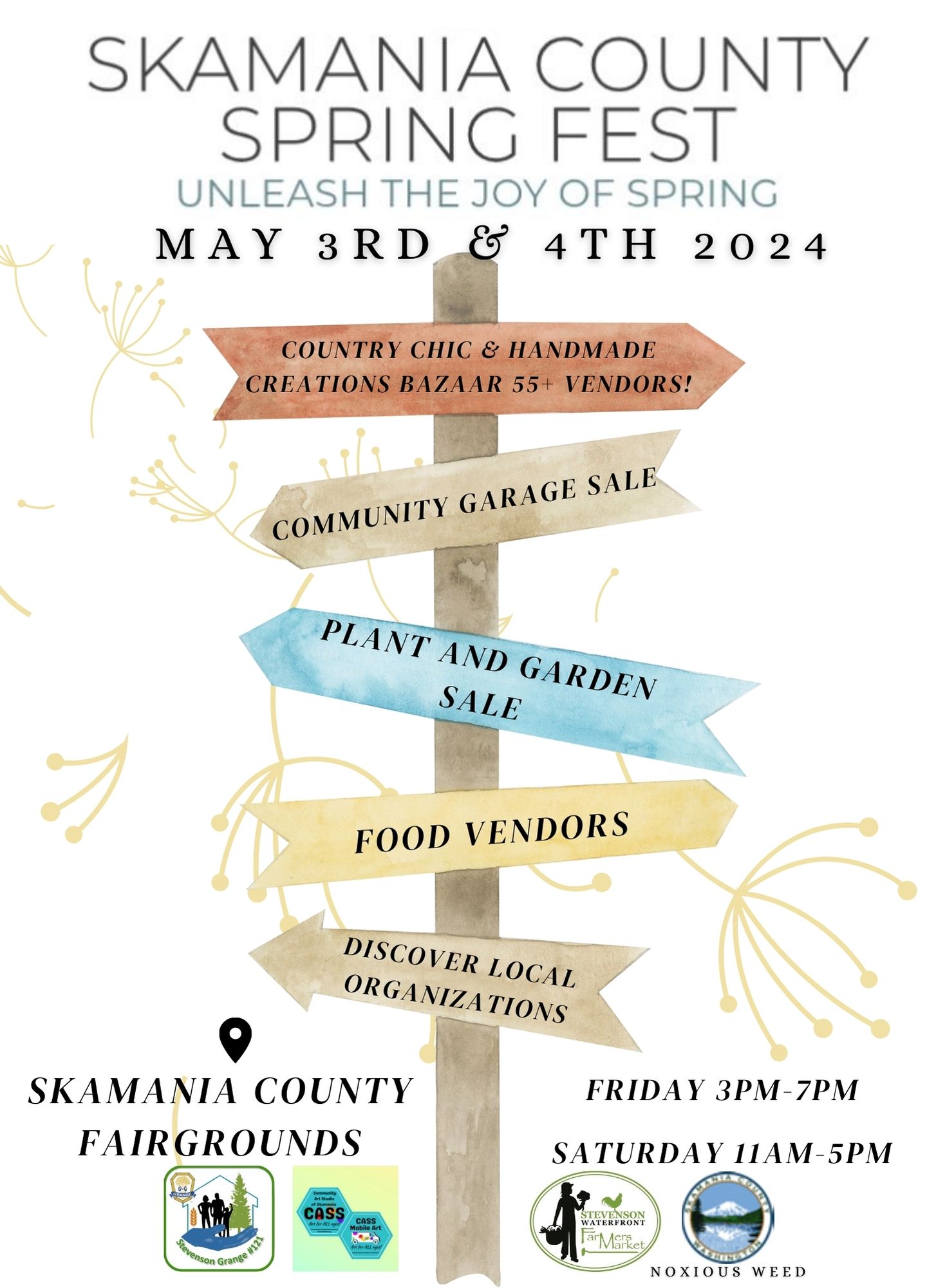 Skamania County Spring Fest Flyer